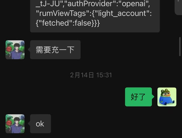 Customer conversation